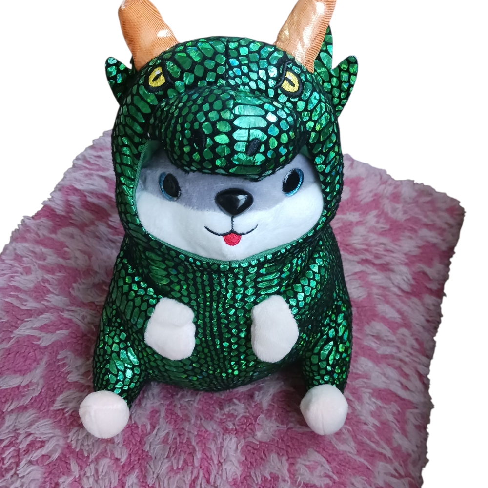 H&M Shimmering Green Reptile Pet Outfit